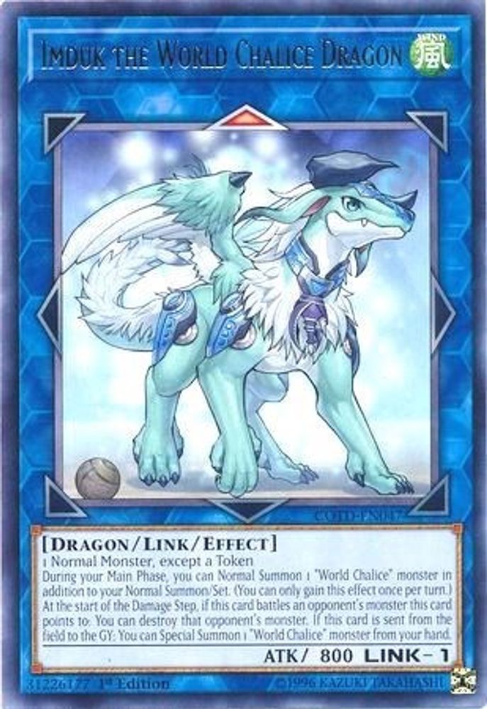 Imduk the World Chalice Dragon (COTD-EN047) - Rare