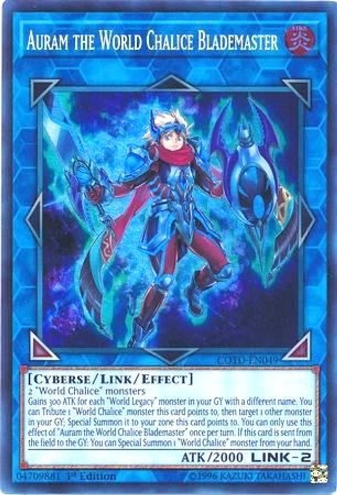 Auram le maître-lame du calice mondial [COTD-EN049] Super Rare 