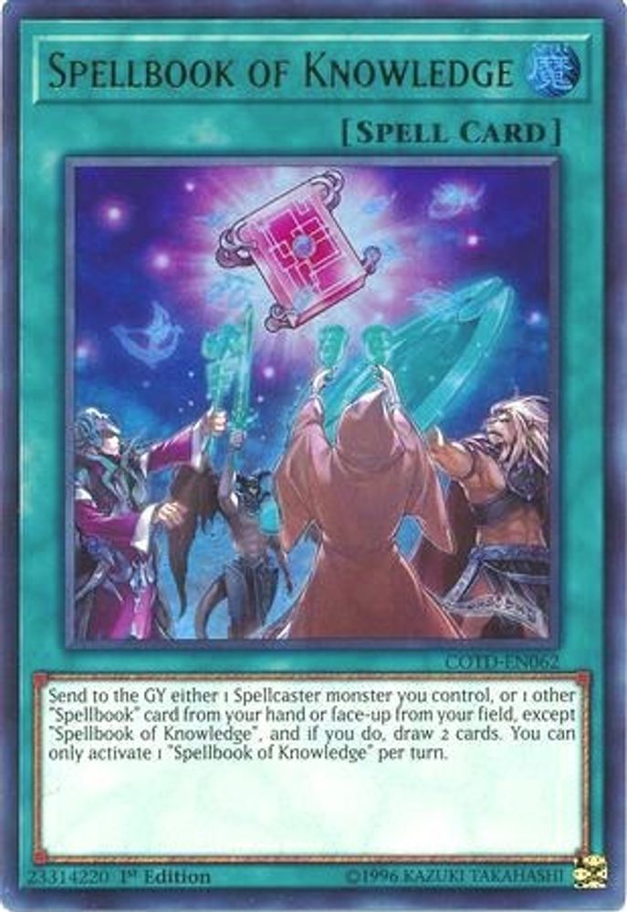 Spellbook of Knowledge (COTD-EN062) - Ultra Rare