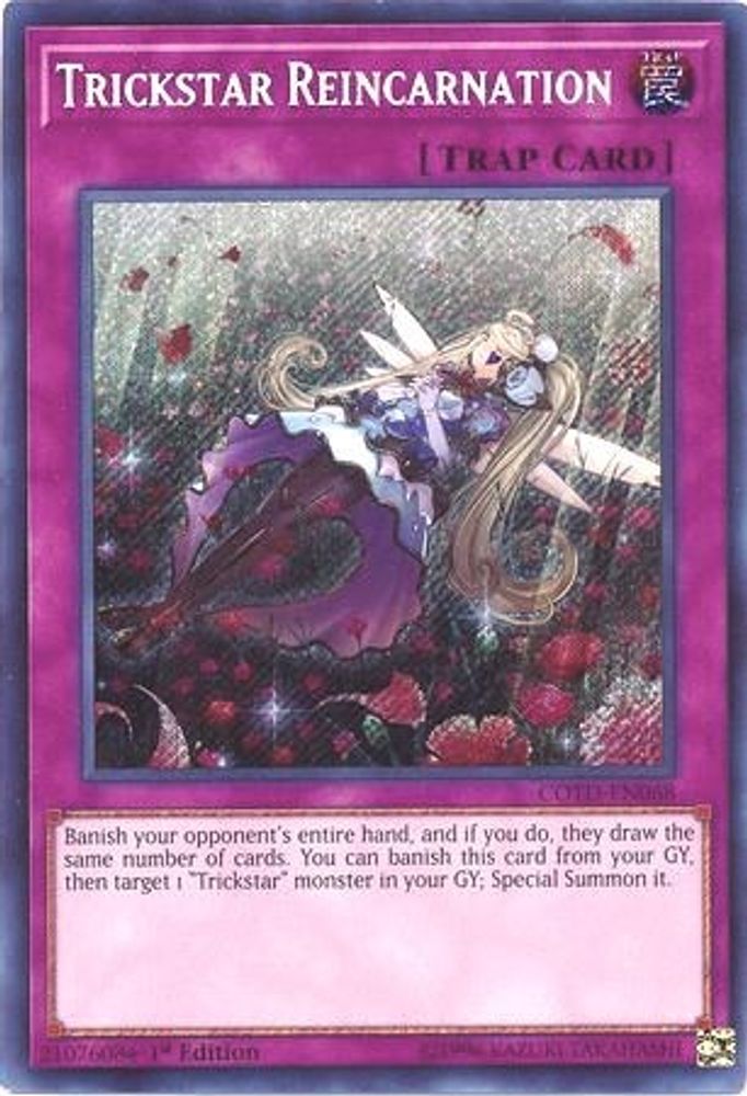 Trickstar Reincarnation (COTD-EN068) - Secret Rare