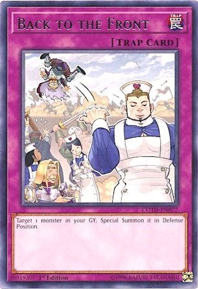 Back to the Front (COTD-EN077) - Rare