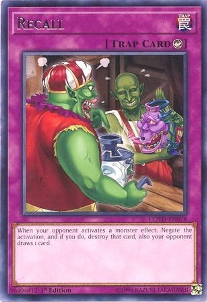 Recall (COTD-EN078) - Rare