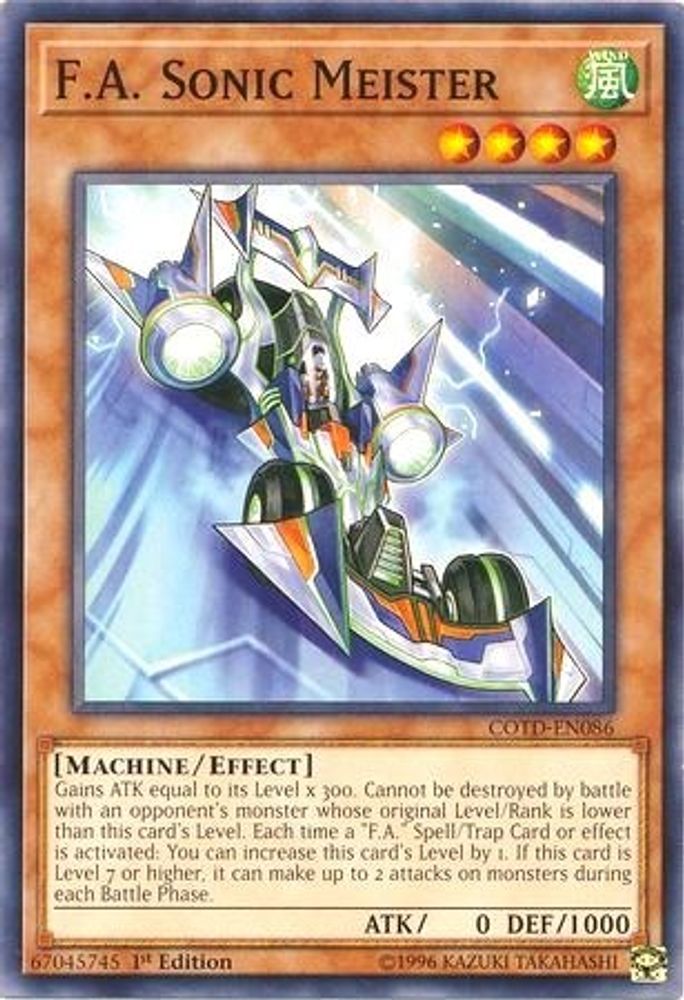 F.A. Sonic Meister (COTD-EN086) - Common