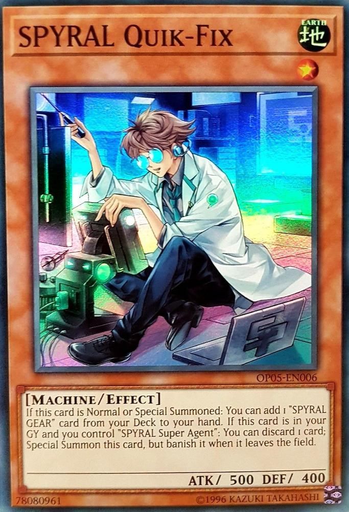 SPYRAL Quik-Fix (OP05-EN006) - Super Rare