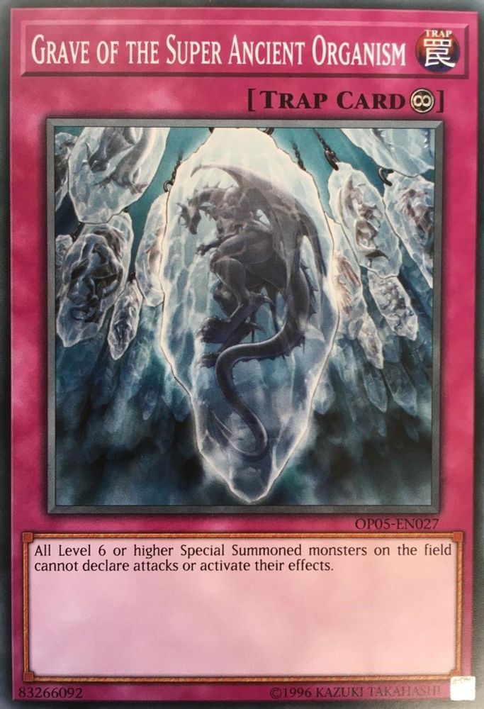 Grave of the Super Ancient Organism (OP05-EN027) - Common