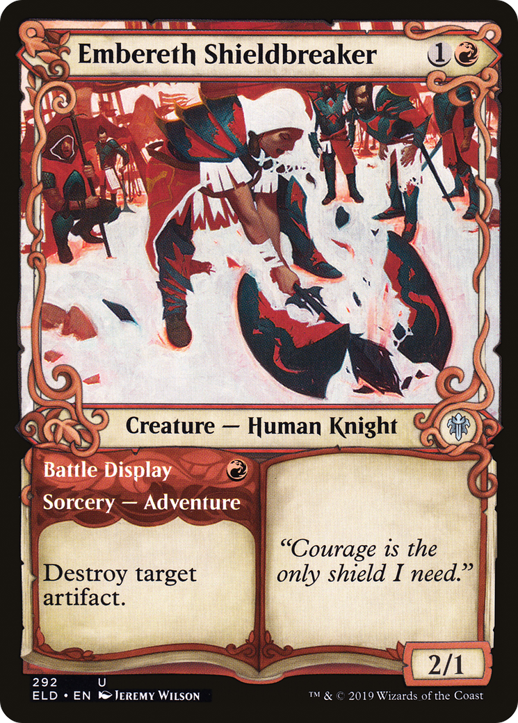 Embereth Shieldbreaker // Battle Display (Vitrine) [Trône d'Eldraine] 