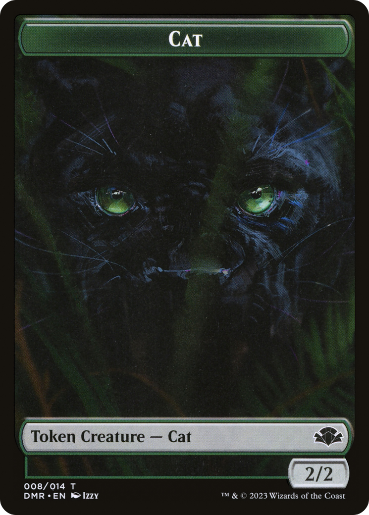 Jeton de chat (008) [Jetons remasterisés Dominaria] 