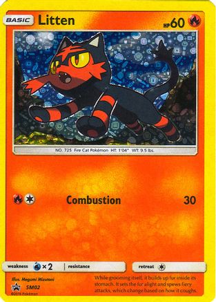 Litten (General Mills Promo) SM02  - Holofoil - Promo