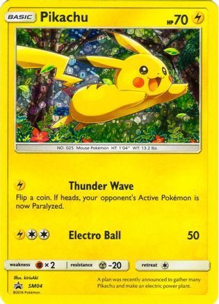 Pikachu (General Mills) SM04  - Holofoil - Promo