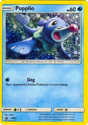Popplio (General Mills Promo) SM03  - Holofoil - Promo