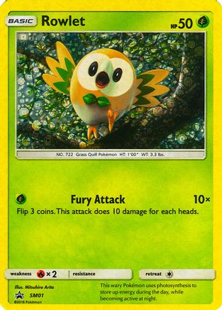 Rowlet (General Mills Promo) SM01  - Holofoil - Promo