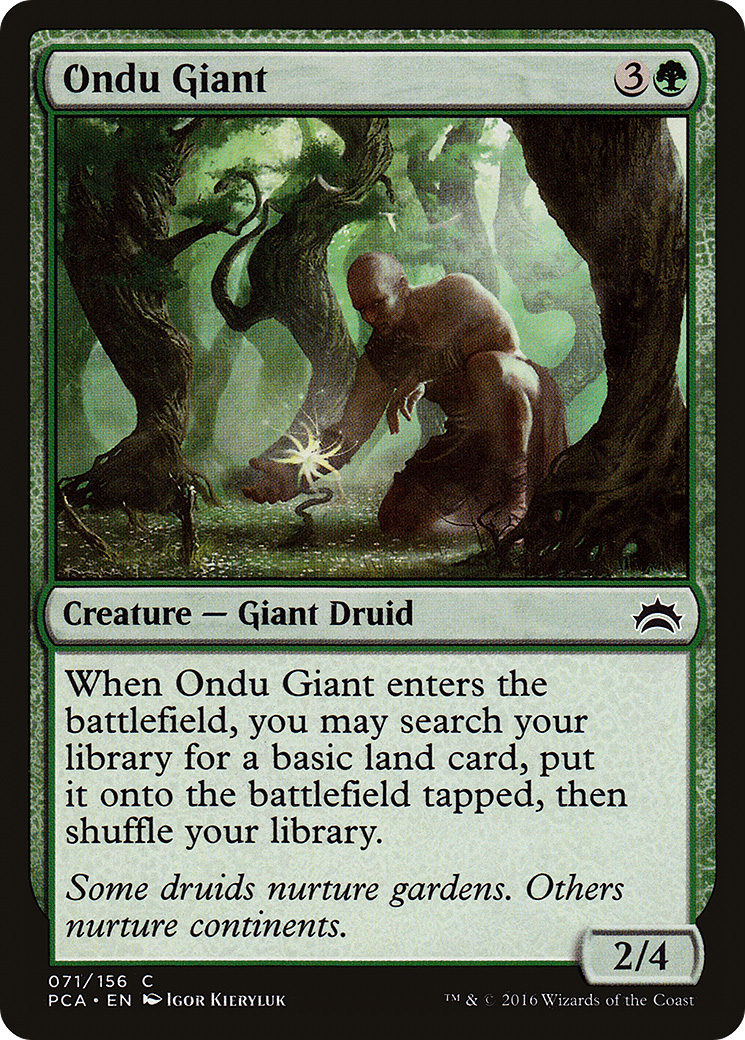 Ondu Giant (PCA-071) - Planechase Anthology