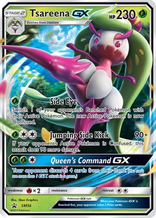 Tsareena GX - SM56  - Holofoil - Promo