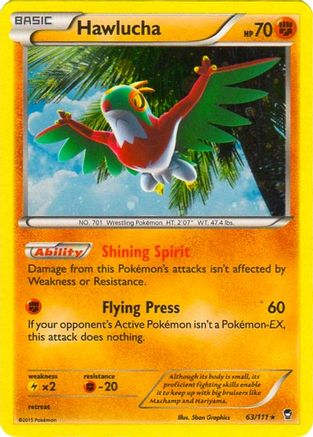 Hawlucha - 63/111 (Cosmos Holo)/111  - Holofoil - Promo