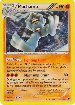 Machamp - 46/111 (Cosmos Holo)/111  - Holofoil - Promo