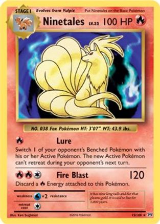 Ninetales (15/108) (Exclusivité Theme Deck) [XY : Evolutions] 
