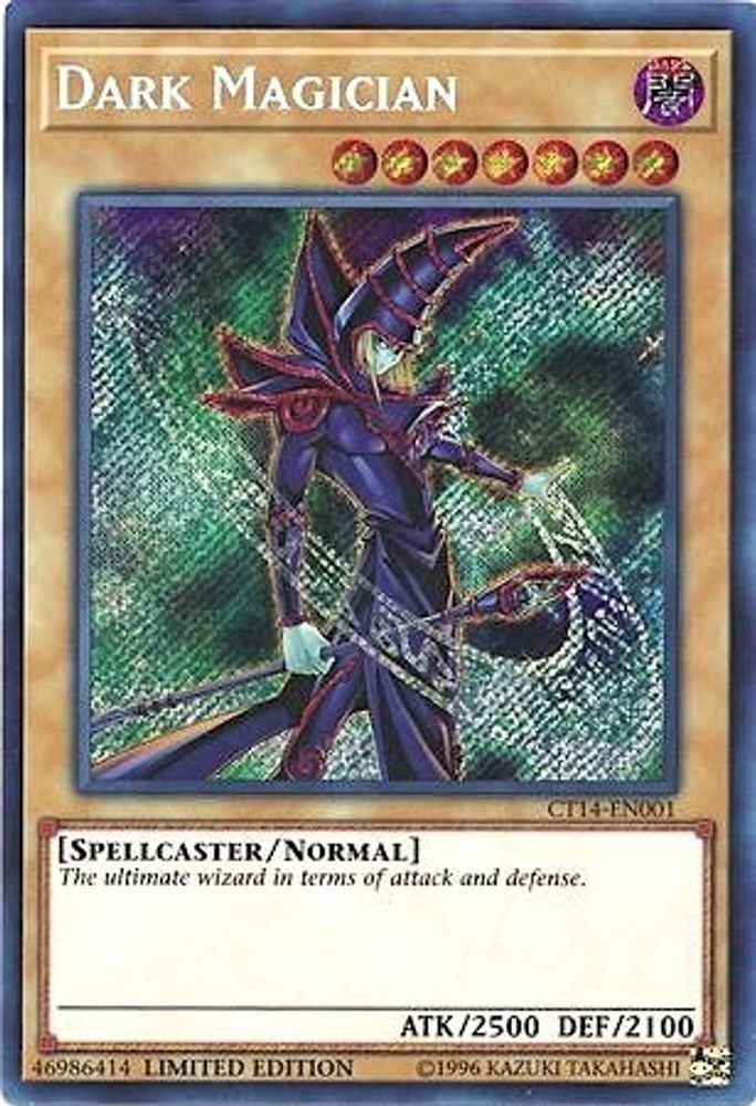 Dark Magician (CT14-EN001) - Secret Rare