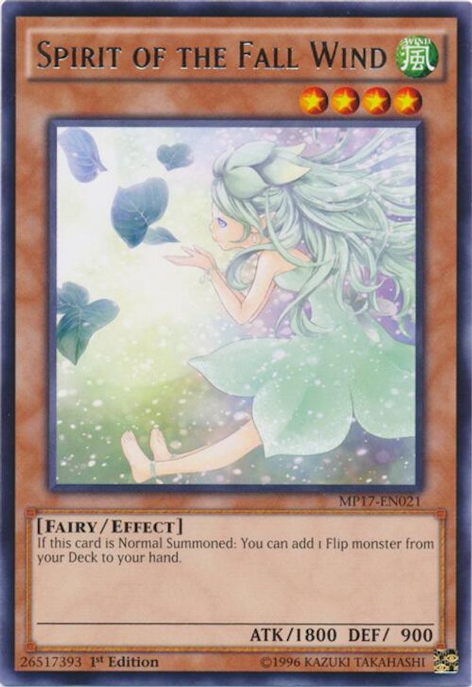 Spirit of the Fall Wind (MP17-EN021) - Rare