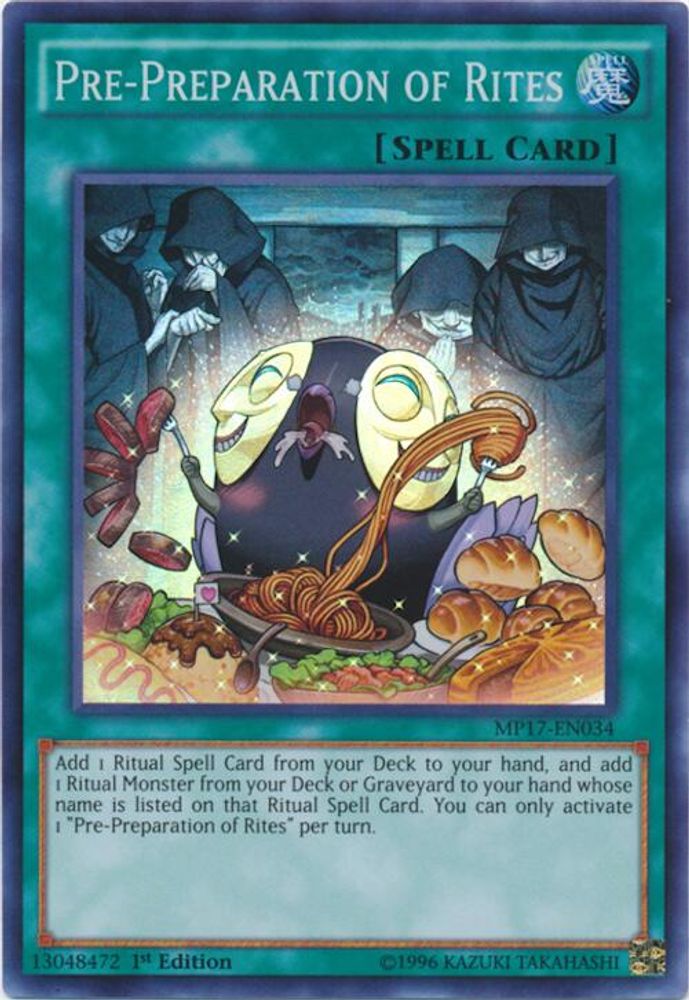 Pre-Preparation of Rites (MP17-EN034) - Super Rare