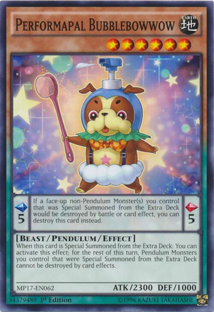Performapal Bubblebowwow (MP17-EN062) - Common