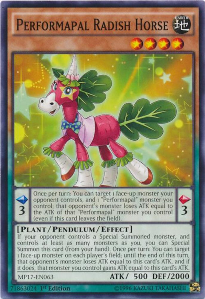 Performapal Radish Horse (MP17-EN063) - Common