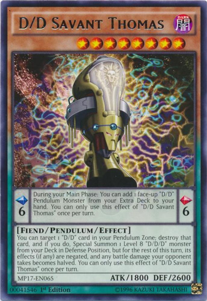 D/D Savant Thomas (MP17-EN065) - Rare