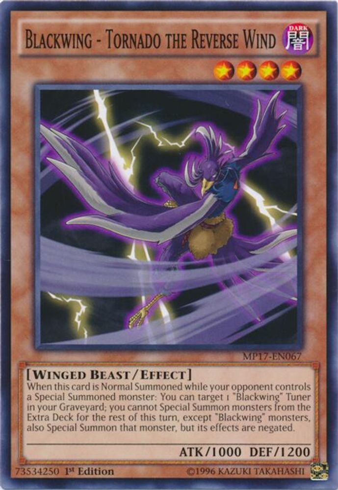 Blackwing - Tornado the Reverse Wind (MP17-EN067) - Common