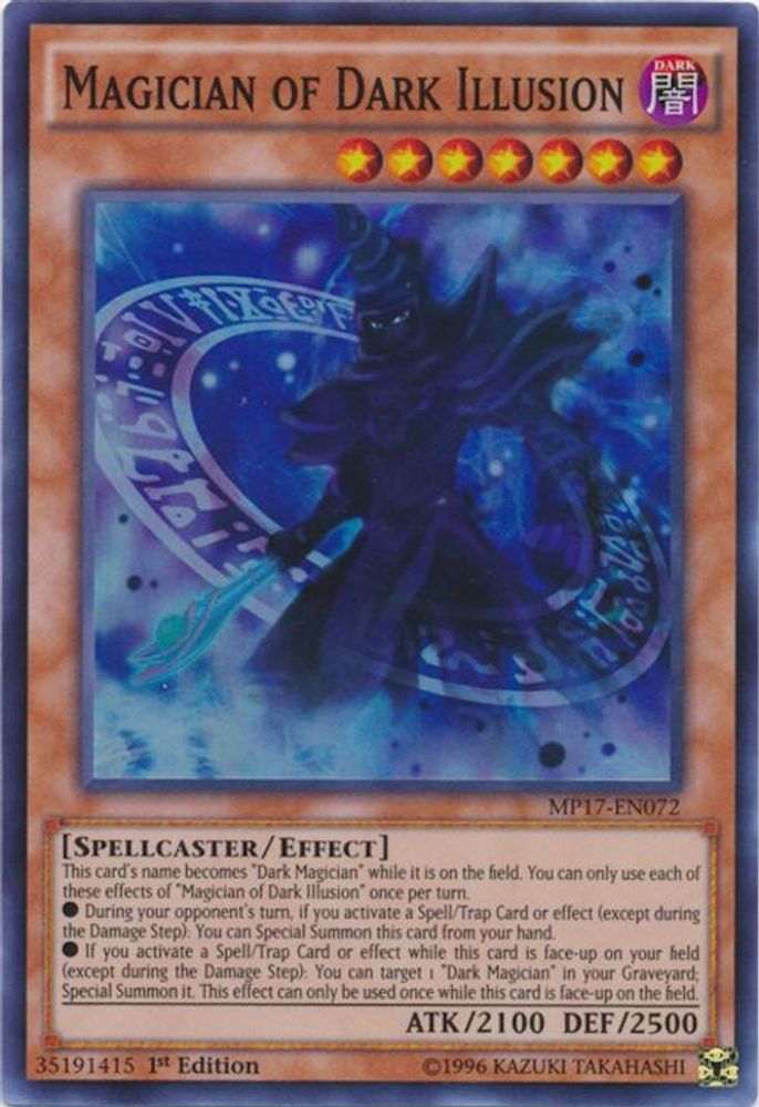 Magician of Dark Illusion (MP17-EN072) - Super Rare