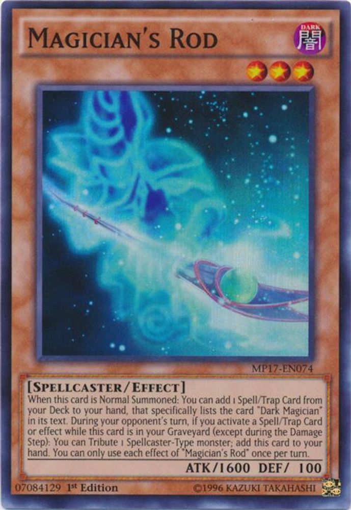 Magician's Rod (MP17-EN074) - Super Rare
