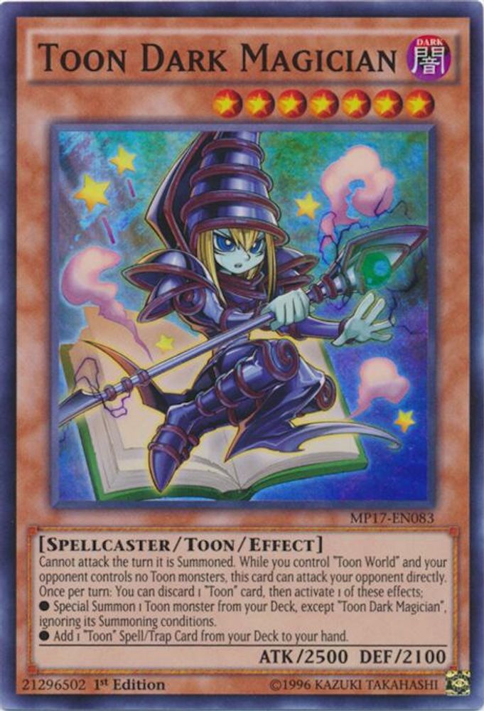 Toon Dark Magician (MP17-EN083) - Super Rare