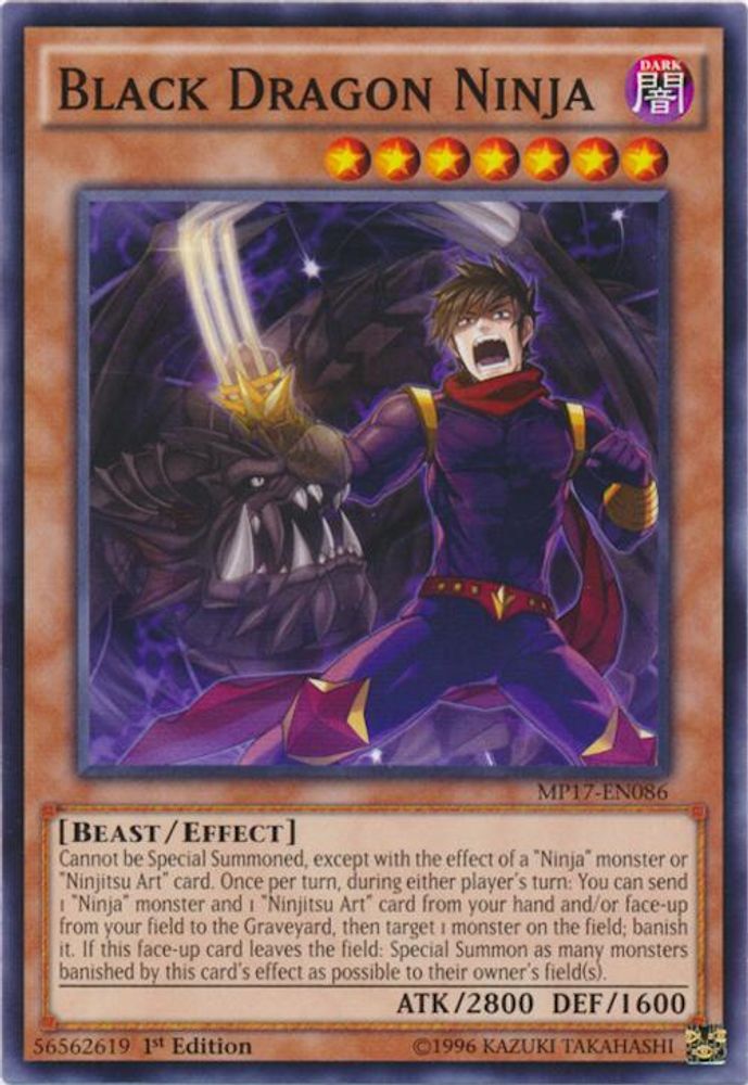 Ninja Dragon Noir [MP17-EN086] Commun 
