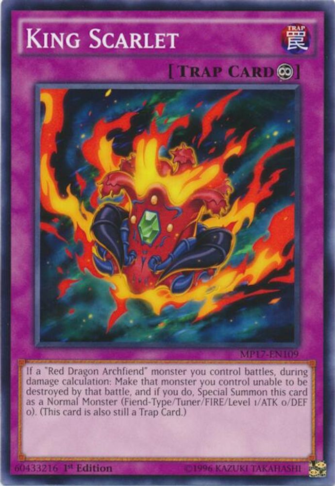 King Scarlet (MP17-EN109) - Common