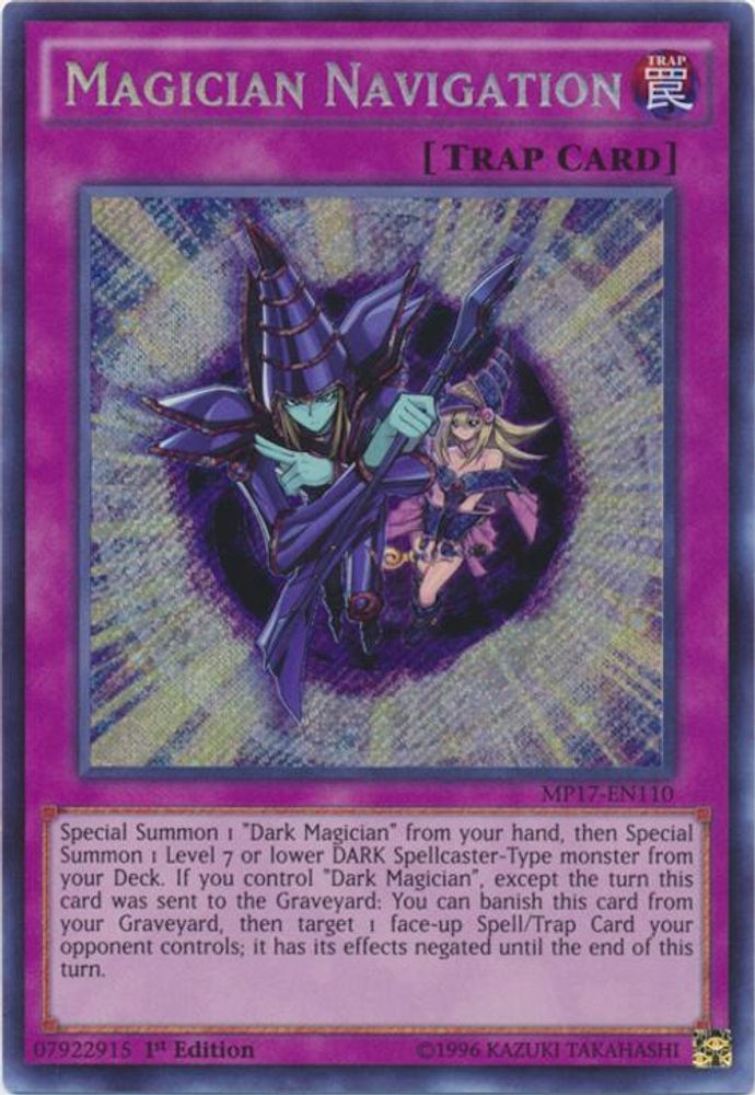 Magician Navigation (MP17-EN110) - Secret Rare