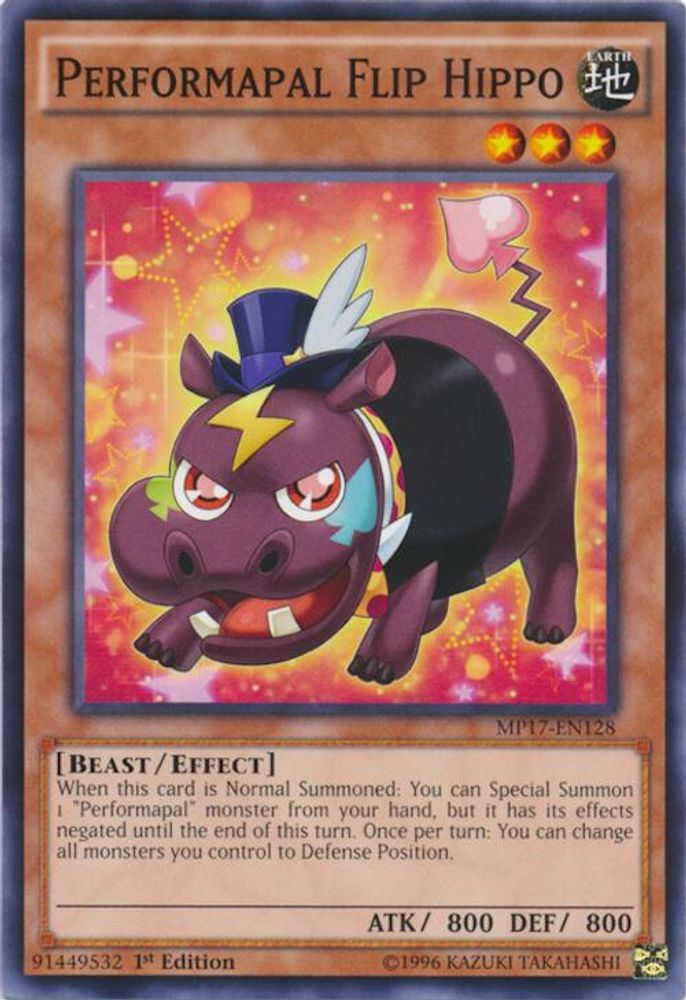 Performapal Flip Hippo (MP17-EN128) - Common