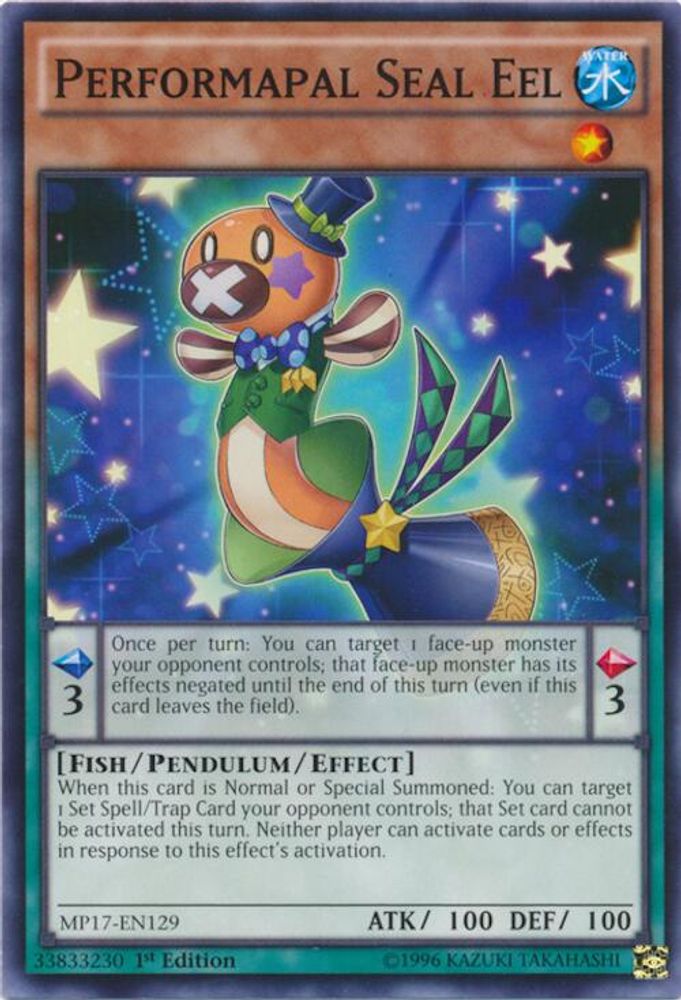 Performapal Seal Eel (MP17-EN129) - Common