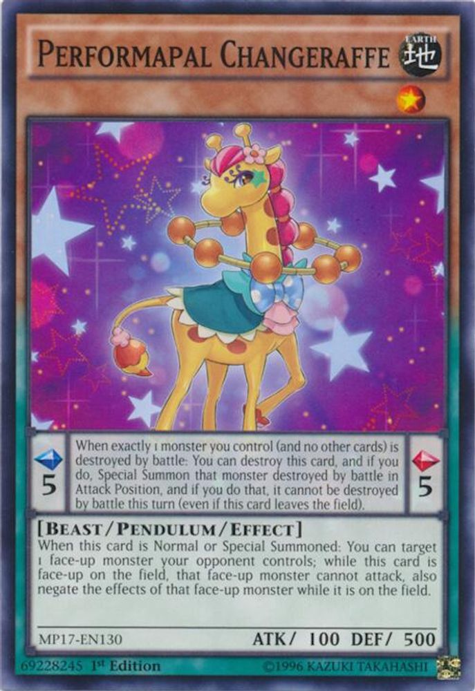 Performapal Changeraffe (MP17-EN130) - Common