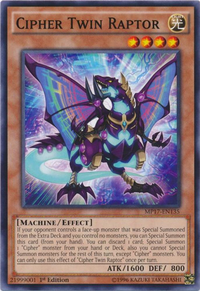 Cipher Twin Raptor (MP17-EN135) - Common