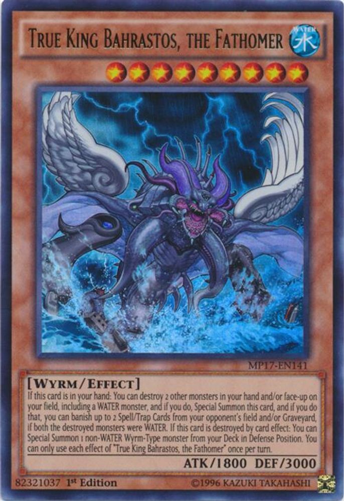 True King Bahrastos, the Fathomer (MP17-EN141) - Ultra Rare