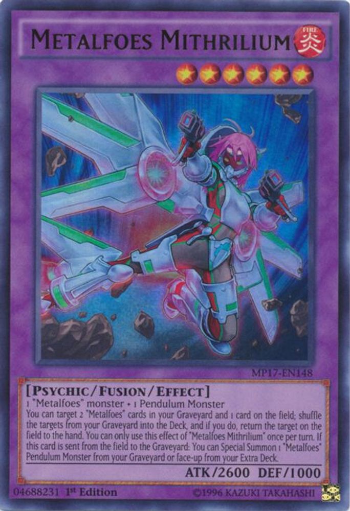 Metalfoes Mithrilium (MP17-EN148) - Ultra Rare