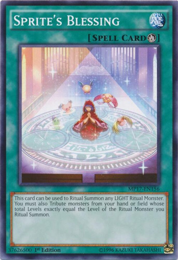 Sprite's Blessing (MP17-EN156) - Common