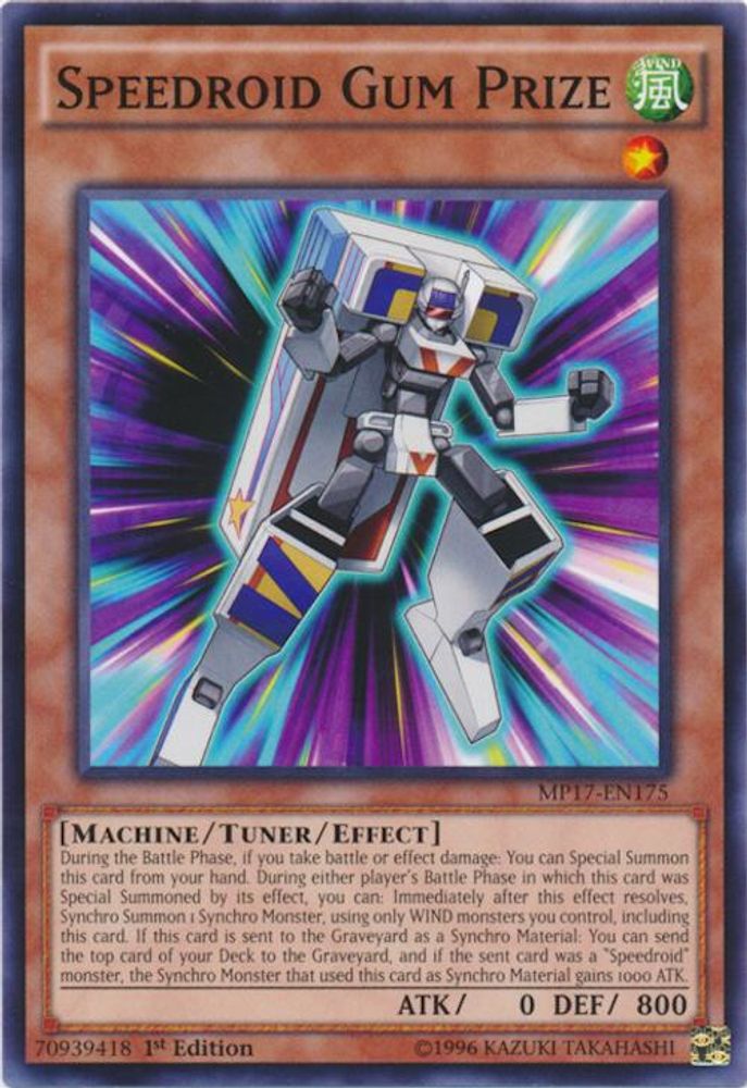 Speedroid Gum Prize (MP17-EN175) - Common