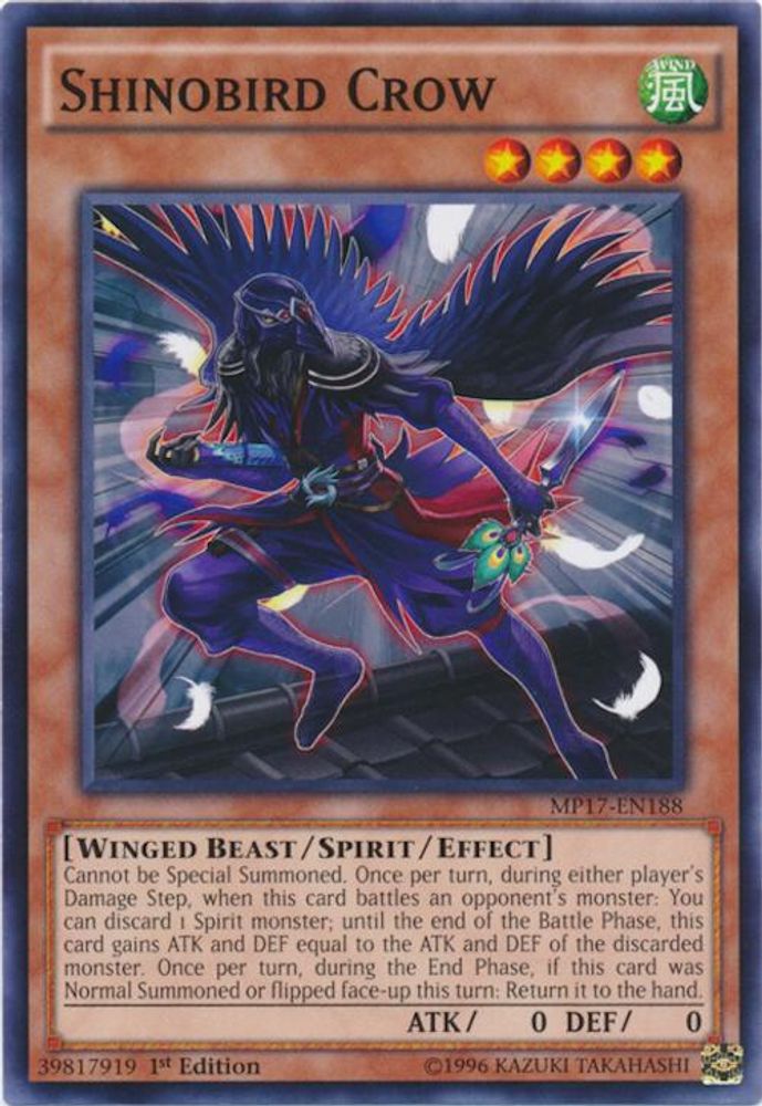 Shinobird Crow (MP17-EN188) - Common