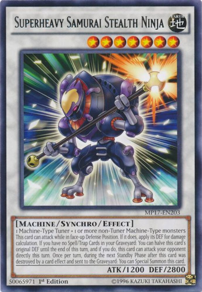Superheavy Samurai Stealth Ninja (MP17-EN203) - Rare
