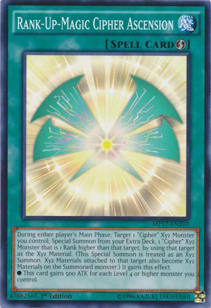 Ascension du chiffre magique de rang supérieur [MP17-EN210] Commun 