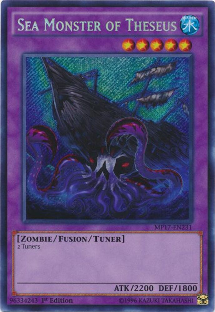 Sea Monster of Theseus (MP17-EN231) - Secret Rare