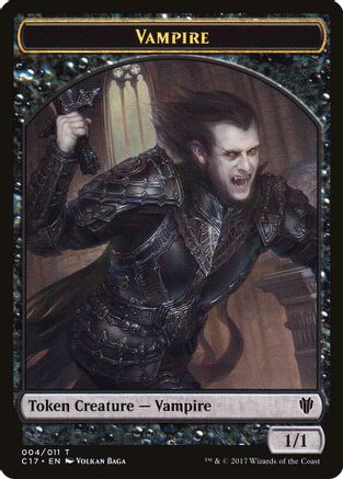 Vampire // Zombie Double-sided Token (C17-4 // 5) - Commander 2017