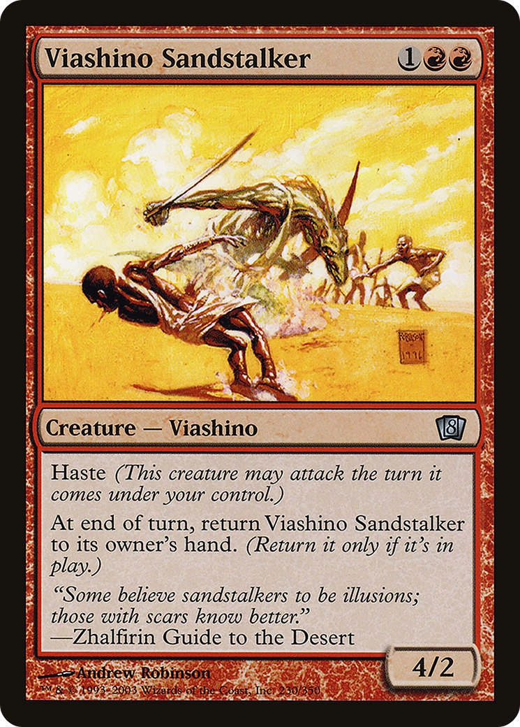 Viashino Sandstalker (8ED-230★) - 8th Edition