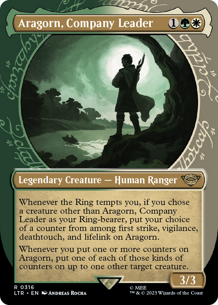 Aragorn, chef d'entreprise (Showcase Ring Frame) [Le Seigneur des Anneaux : Les Contes de la Terre du Milieu] 