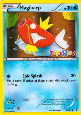 Magikarp (Toys R Us Promo) 022/83  - Holofoil - Promo