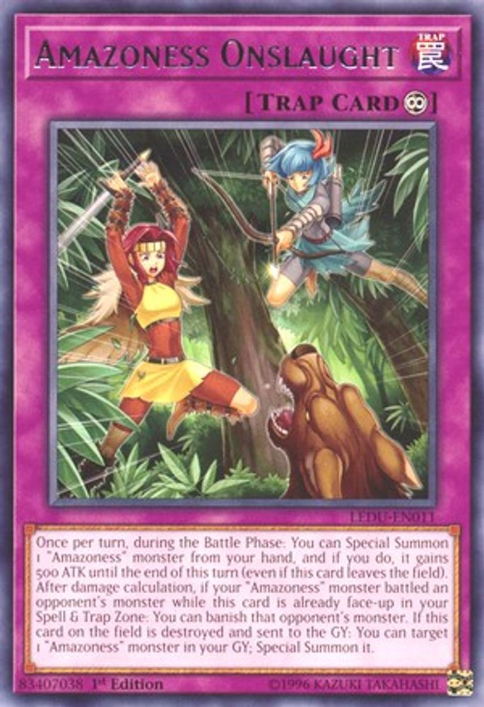 Amazoness Onslaught (LEDU-EN011) - Rare